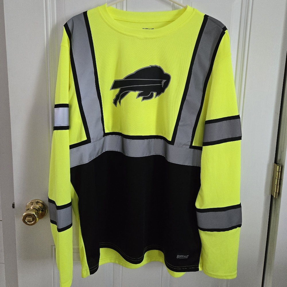 Buffalo Bills Yellow and Black Shirt Safety Shirt